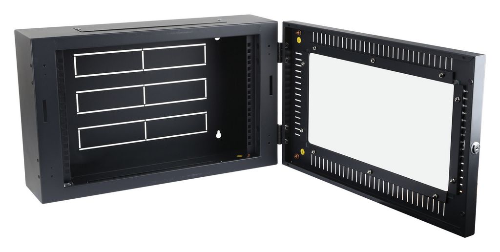 Wall Mounted Lockable Slim Rack Wiretek Online Store